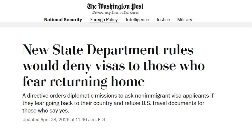 U.S. Visa Review Tightens Again!