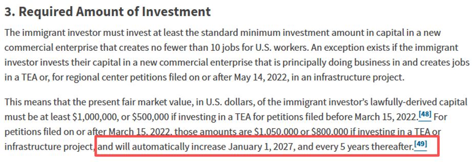 EB-5 Price Increase Alert! $800,000 Window Countdown Begins