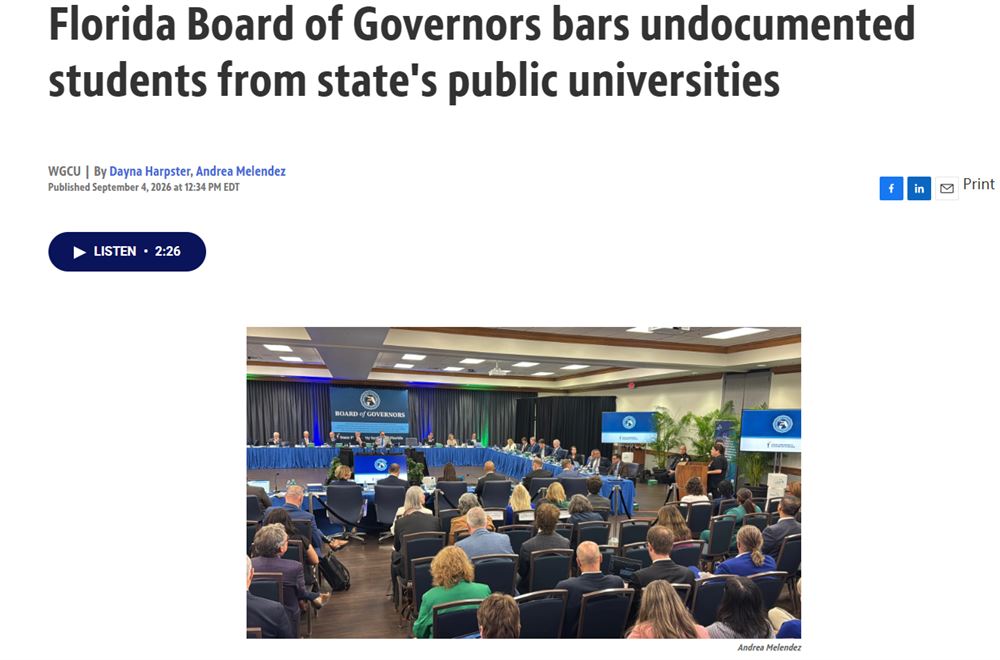 4 States Have Acted! US Public Universities Block Undocumented Students